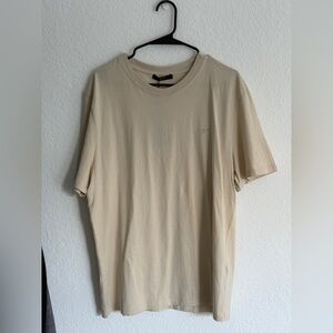 NWT😍 IRO Men's Beige Cream Short Sleeve Tee